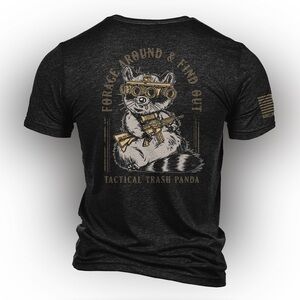 Black Tactical Trash Panda Tee